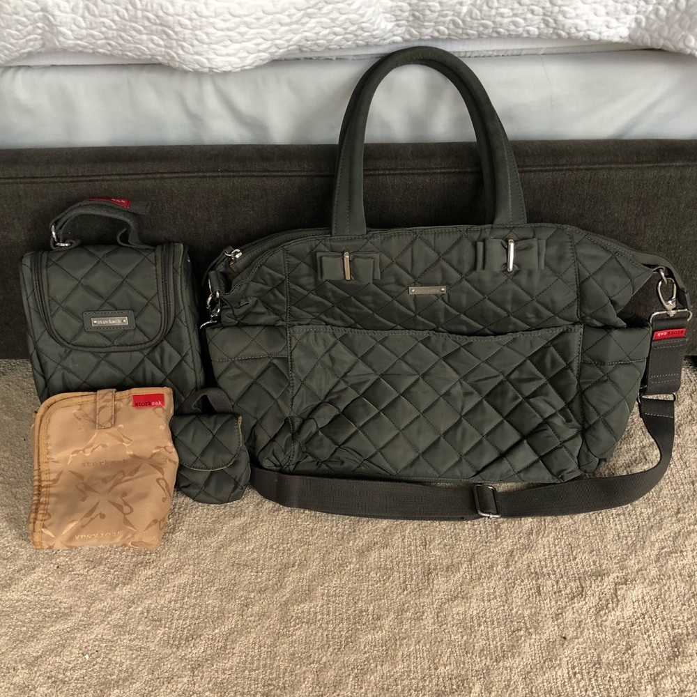 Storksak Quilted Diaper Bag